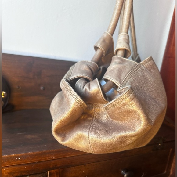 LOEWE Handbag Nappa Aire Leather Gold - Picture 3 of 16